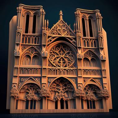 3D model notre dame (STL)